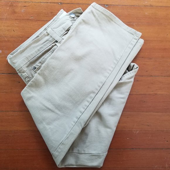 Rustic Dime tan/beige slim fit jeans - Picture 1 of 8